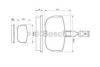 BOSCH 0 986 424 044 Brake Pad Set, disc brake